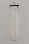 marc le bihan gown tube top dress 21940-E21 WHITE